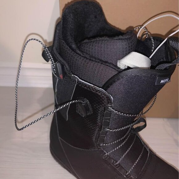 Burton Snowboard Boots Moto Speedzone Lacing New In Box Size 11 Black - Picture 3 of 10